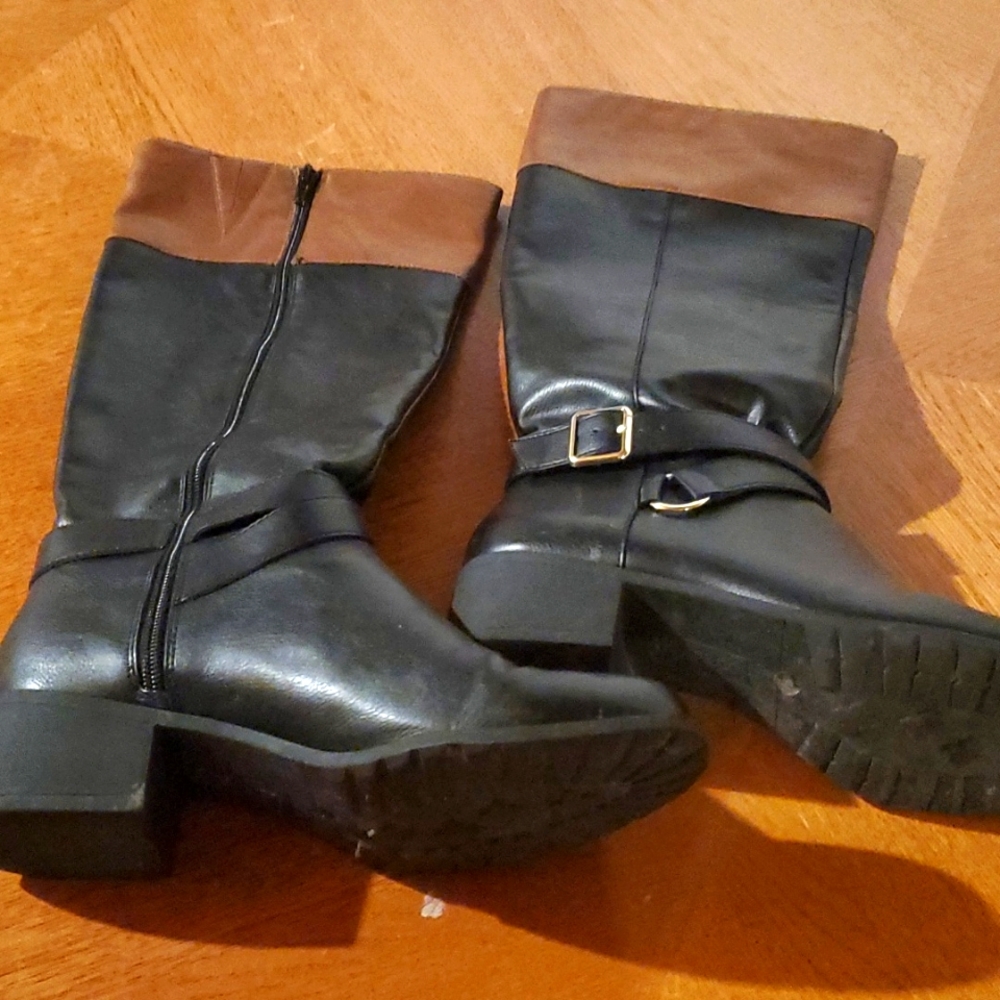 Style & Co. Black riding boot